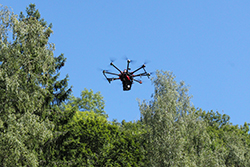 LiDAR Drone HEXA S900 in action